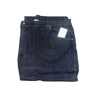 Denim & Co Womens 28 How Classic 5-Pocket Boot Cut Denim Jeans Indigo Blue NWT